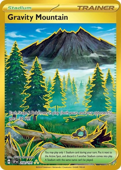 Gravity Mountain - 250/191, SV08: Surging Sparks 250/191