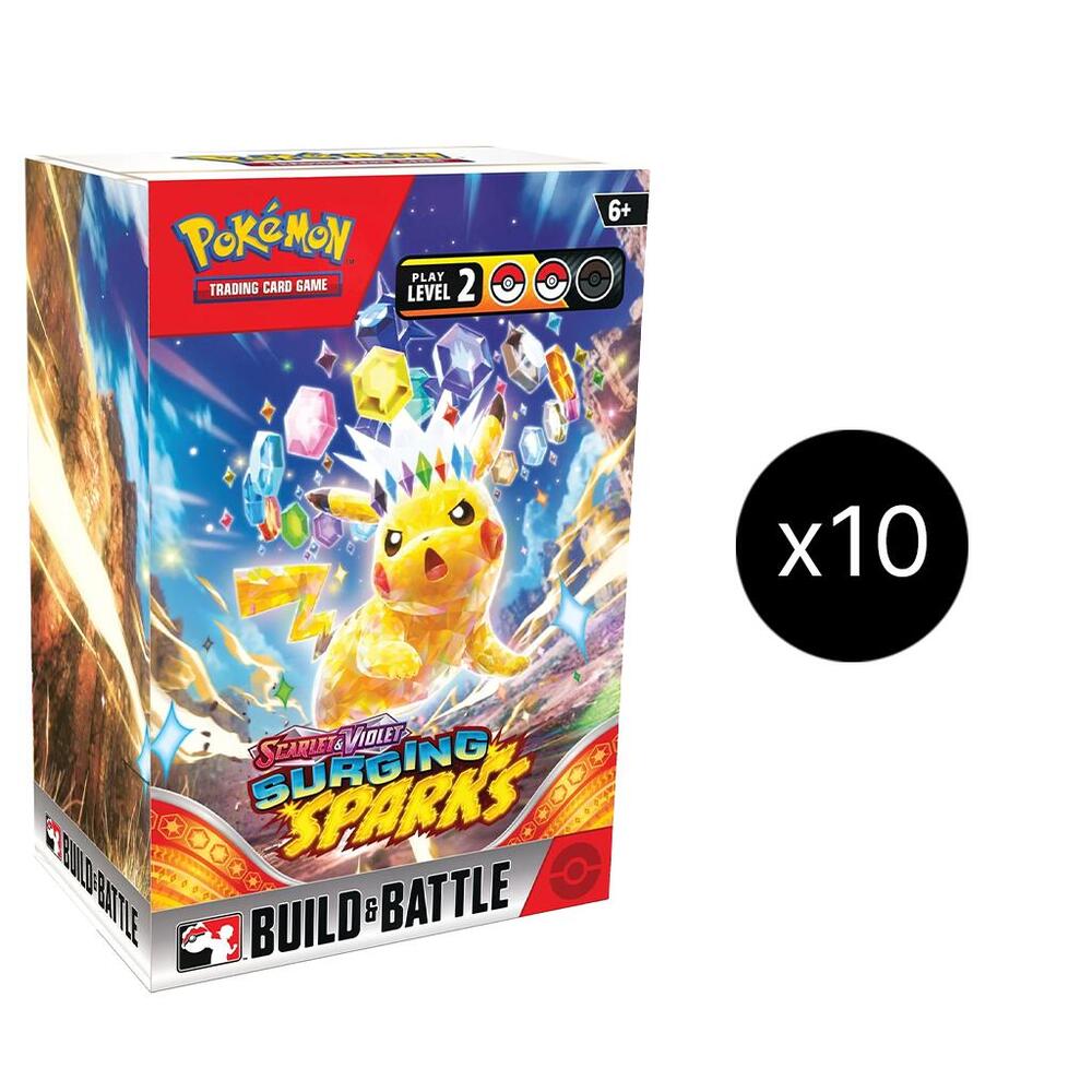 Surging Sparks Build & Battle Box Display, SV08: Surging Sparks P565600