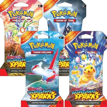 Surging Sparks Sleeved Booster Pack Bundle [Set of 4], SV08: Surging Sparks P565603