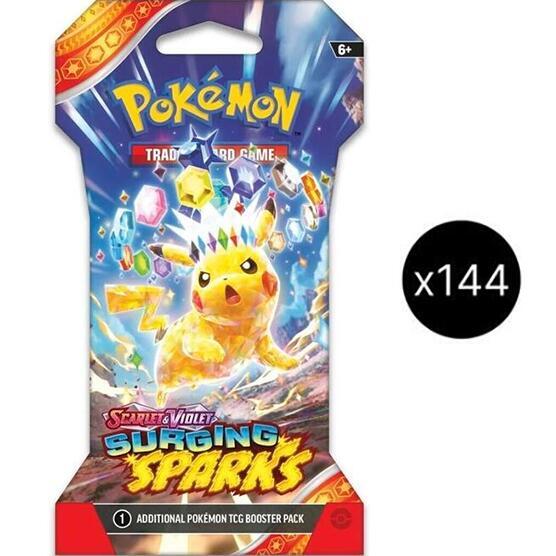Surging Sparks Sleeved Booster Pack Case, SV08: Surging Sparks P593687