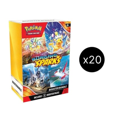 Surging Sparks Booster Bundle Case (LGS), SV08: Surging Sparks P594269