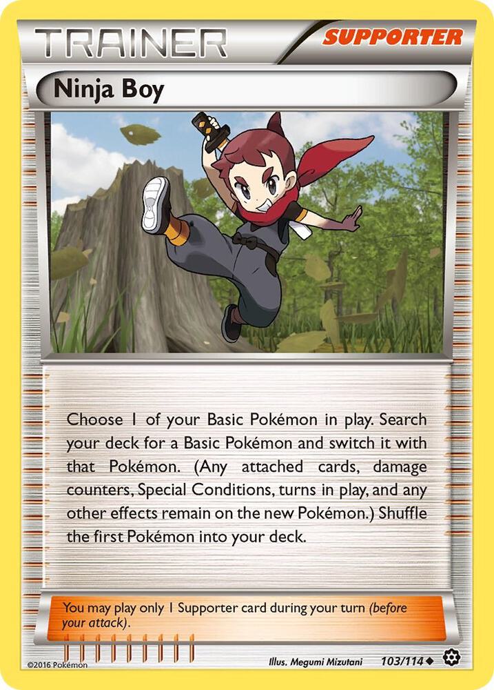 Ninja Boy, XY - Steam Siege 103/114