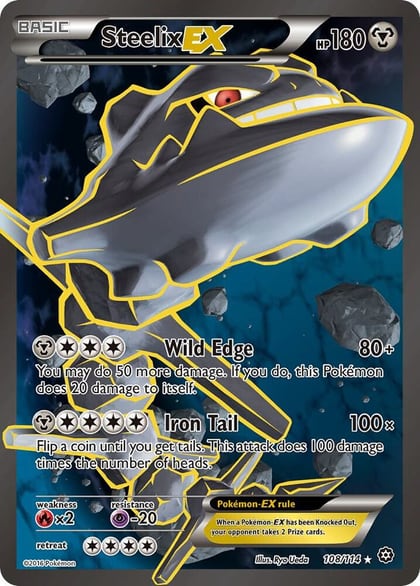 Steelix EX (Full Art), XY - Steam Siege 108/114