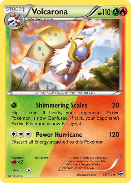 Volcarona, XY - Steam Siege 15/114