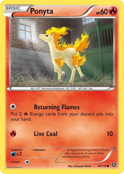 Ponyta, XY - Steam Siege 16/114