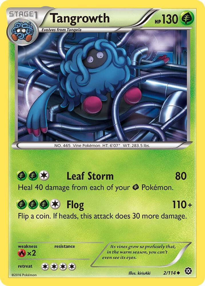 Tangrowth, XY - Steam Siege 2/114