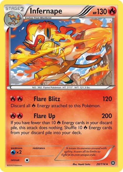 Infernape, XY - Steam Siege 20/114