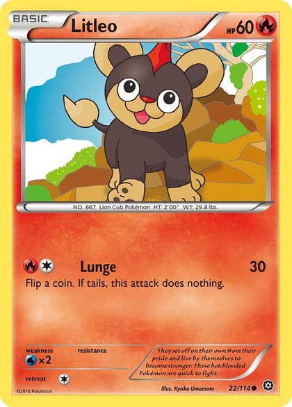Litleo, XY - Steam Siege 22/114