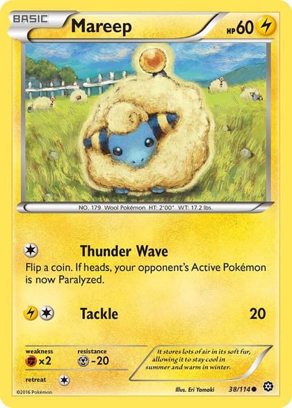 Mareep, XY - Steam Siege 38/114