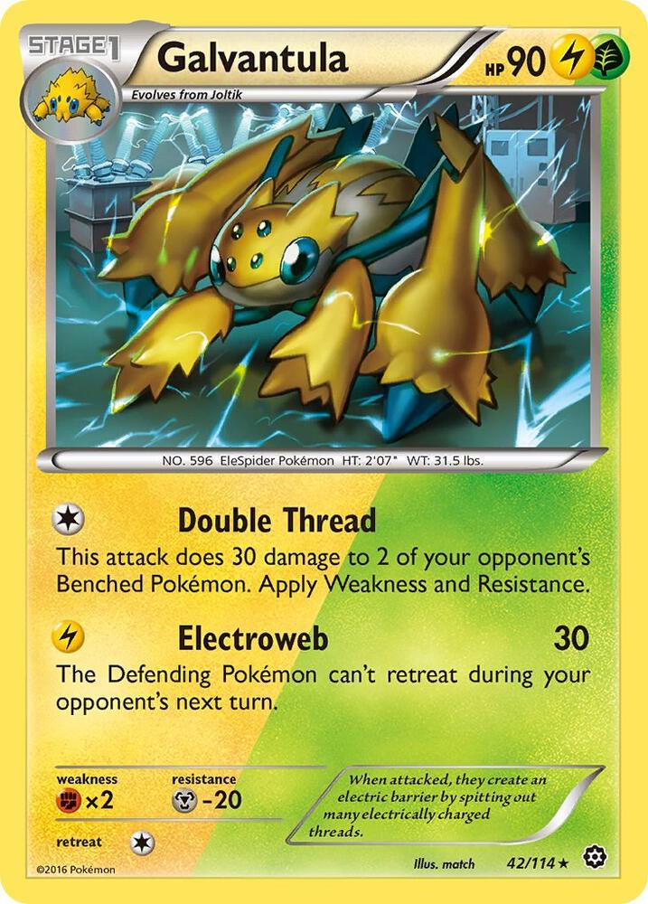 Galvantula, XY - Steam Siege 42/114