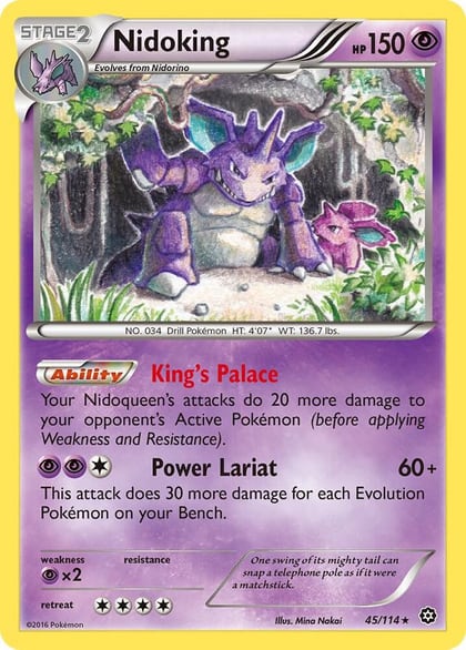 Nidoking, XY - Steam Siege 45/114
