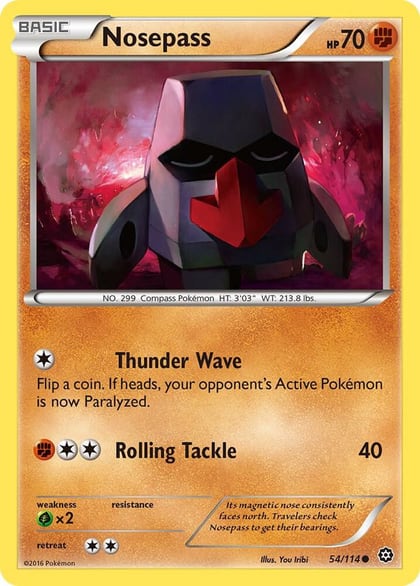 Nosepass, XY - Steam Siege 54/114