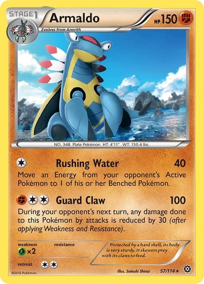 Armaldo, XY - Steam Siege 57/114