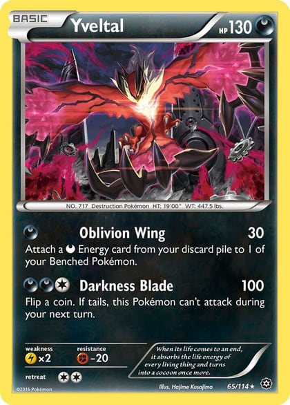 Yveltal, XY - Steam Siege 65/114