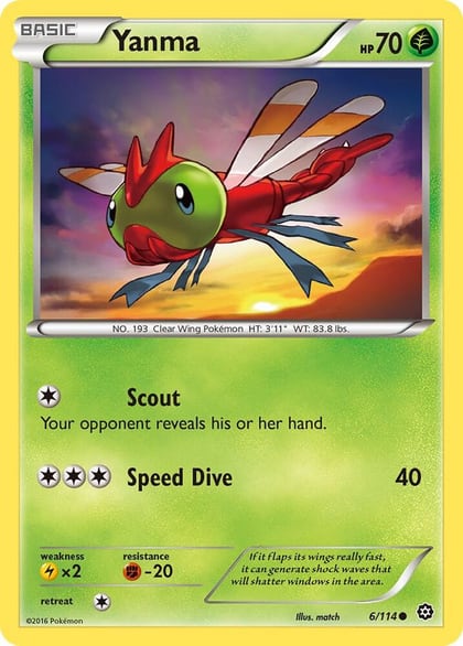 Yanma, XY - Steam Siege 6/114