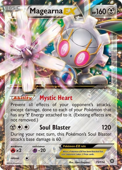 Magearna EX, XY - Steam Siege 75/114