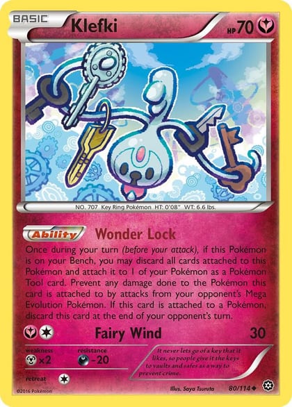 Klefki, XY - Steam Siege 80/114