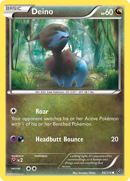 Deino, XY - Steam Siege 84/114