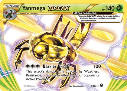 Yanmega BREAK, XY - Steam Siege 8/114