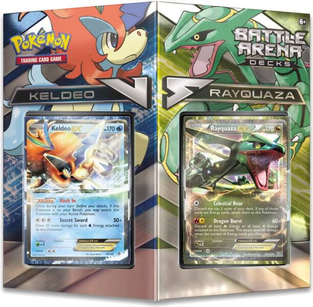 Battle Arena Decks: Keldeo EX vs Rayquaza EX, XY - Steam Siege P123439