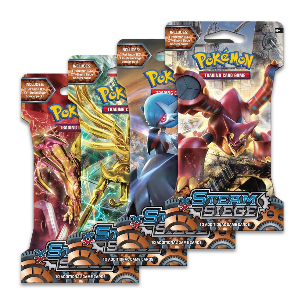 Steam Siege Sleeved Booster Pack Art Bundle [Set of 4], XY - Steam Siege P276599