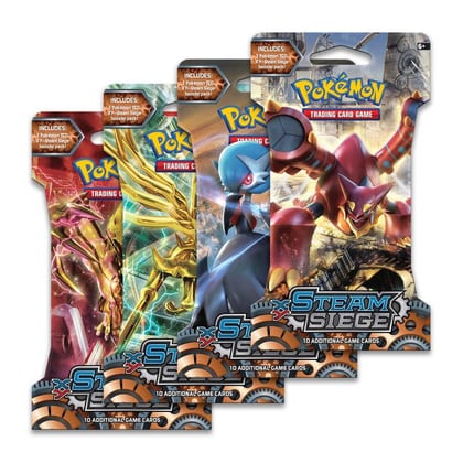 Steam Siege Sleeved Booster Pack Art Bundle [Set of 4], XY - Steam Siege P276599