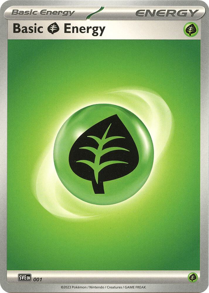 Basic Grass Energy - 001, SVE: Scarlet & Violet Energies 001