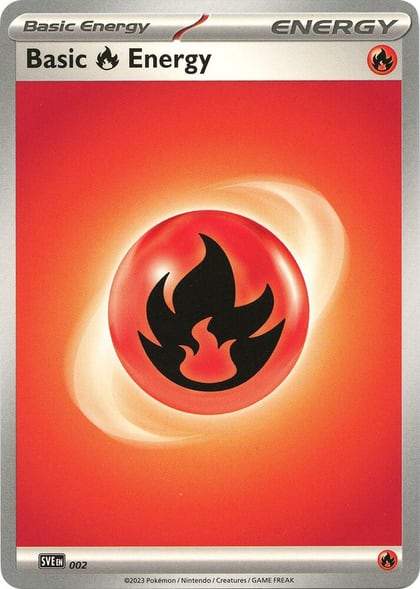 Basic Fire Energy - 002, SVE: Scarlet & Violet Energies 002