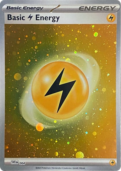 Basic Lightning Energy (Cosmos Holo), SVE: Scarlet & Violet Energies 004