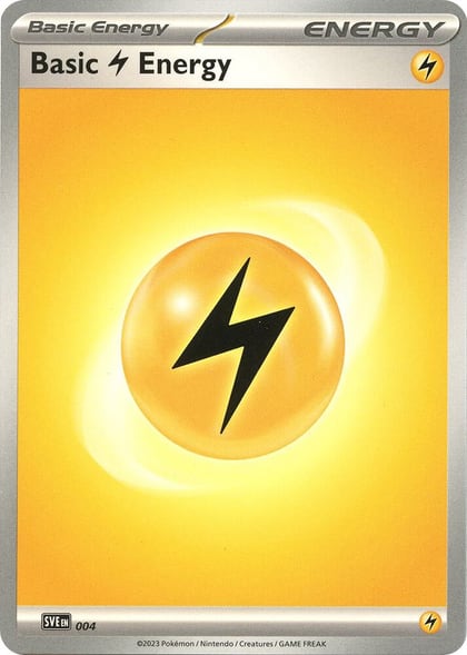 Basic Lightning Energy - 004, SVE: Scarlet & Violet Energies 004