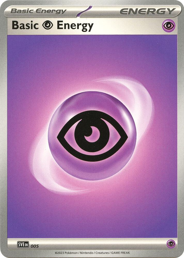 Basic Psychic Energy - 005, SVE: Scarlet & Violet Energies 005