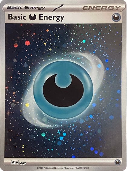 Basic Darkness Energy (Cosmos Holo), SVE: Scarlet & Violet Energies 007