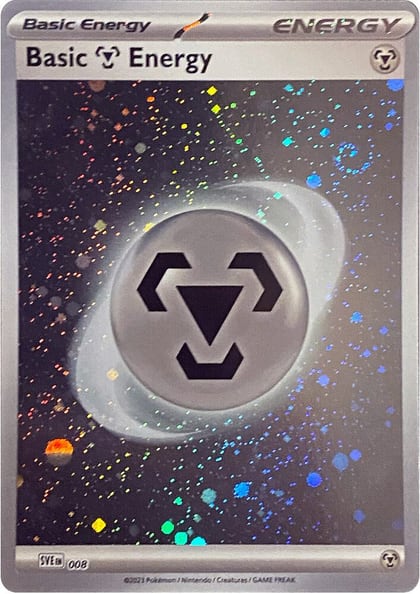 Basic Metal Energy (Cosmos Holo), SVE: Scarlet & Violet Energies 008