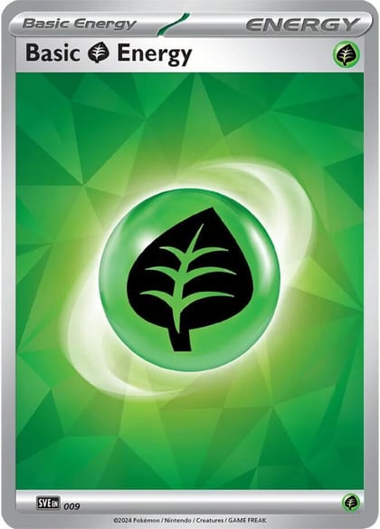 Basic Grass Energy - 009, SVE: Scarlet & Violet Energies 009