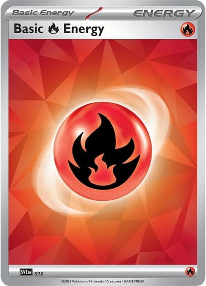 Basic Fire Energy - 010, SVE: Scarlet & Violet Energies 010