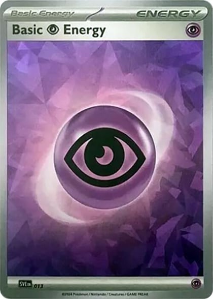 Basic Psychic Energy (Cracked Ice Holo), SVE: Scarlet & Violet Energies 013
