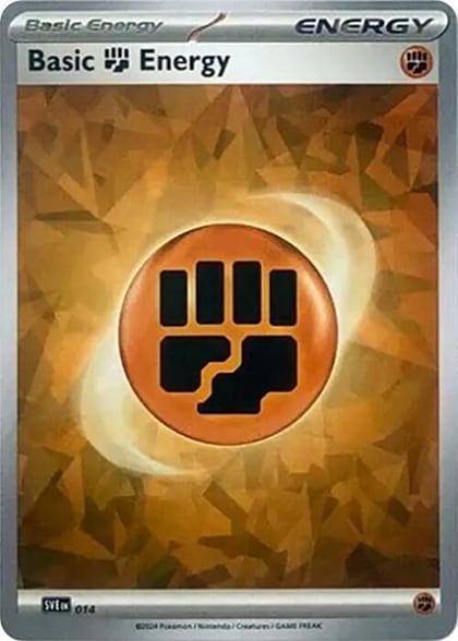 Basic Fighting Energy (Cracked Ice Holo), SVE: Scarlet & Violet Energies 014