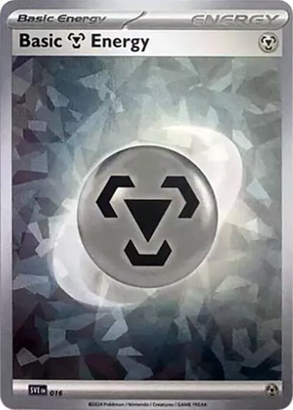 Basic Metal Energy (Cracked Ice Holo), SVE: Scarlet & Violet Energies 016