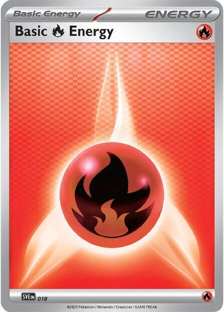 Basic Fire Energy - 018, SVE: Scarlet & Violet Energies 018