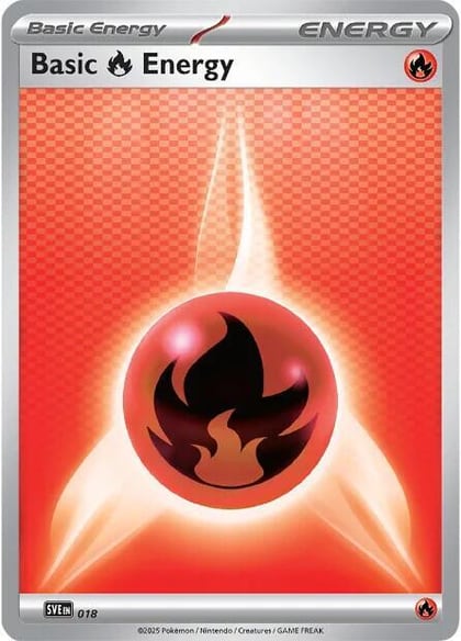 Basic Fire Energy - 018, SVE: Scarlet & Violet Energies 018