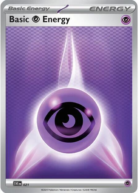 Basic Psychic Energy - 021, SVE: Scarlet & Violet Energies 021