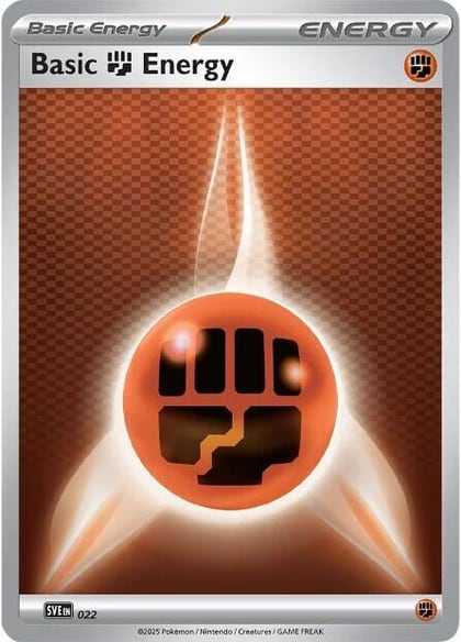 Basic Fighting Energy - 022, SVE: Scarlet & Violet Energies 022