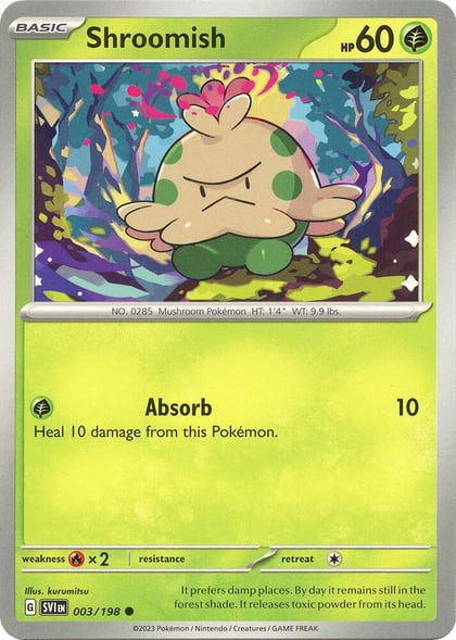 Shroomish, SV01: Scarlet & Violet Base Set 003/198