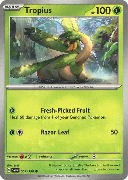 Tropius, SV01: Scarlet & Violet Base Set 007/198
