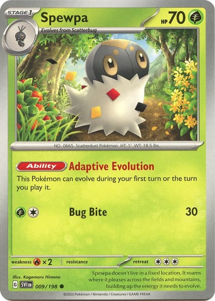 Spewpa, SV01: Scarlet & Violet Base Set 009/198