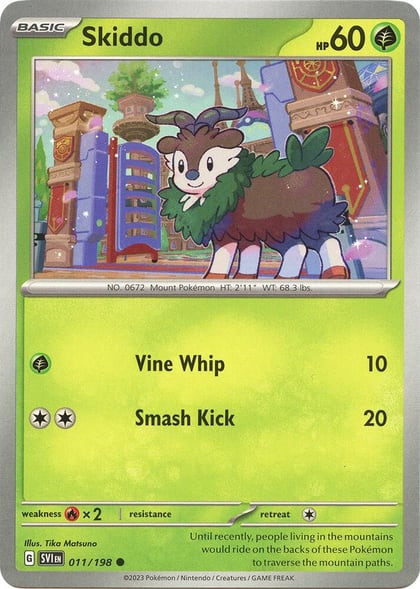 Skiddo, SV01: Scarlet & Violet Base Set 011/198
