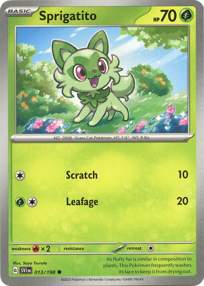 Sprigatito, SV01: Scarlet & Violet Base Set 013/198