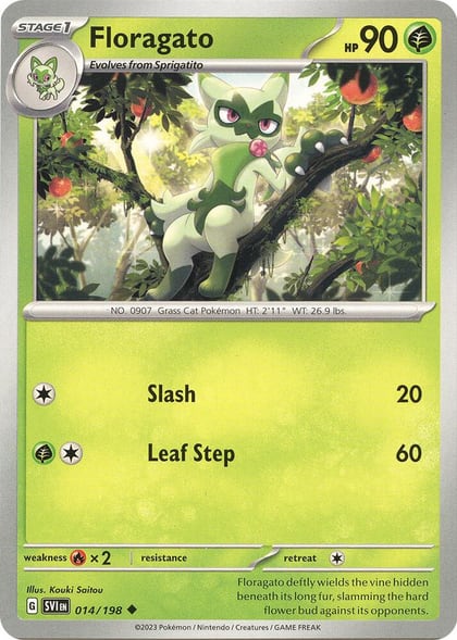 Floragato, SV01: Scarlet & Violet Base Set 014/198