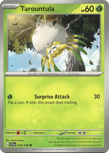 Tarountula - 018/198, SV01: Scarlet & Violet Base Set 018/198