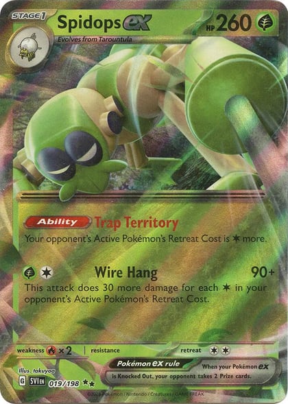 Spidops ex - 019/198, SV01: Scarlet & Violet Base Set 019/198